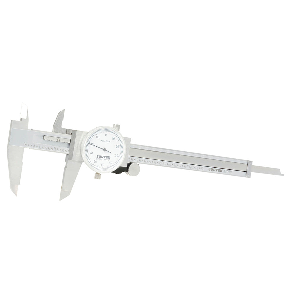 Calibrador en pulgadas de carátula 0 – 6″ Surtek