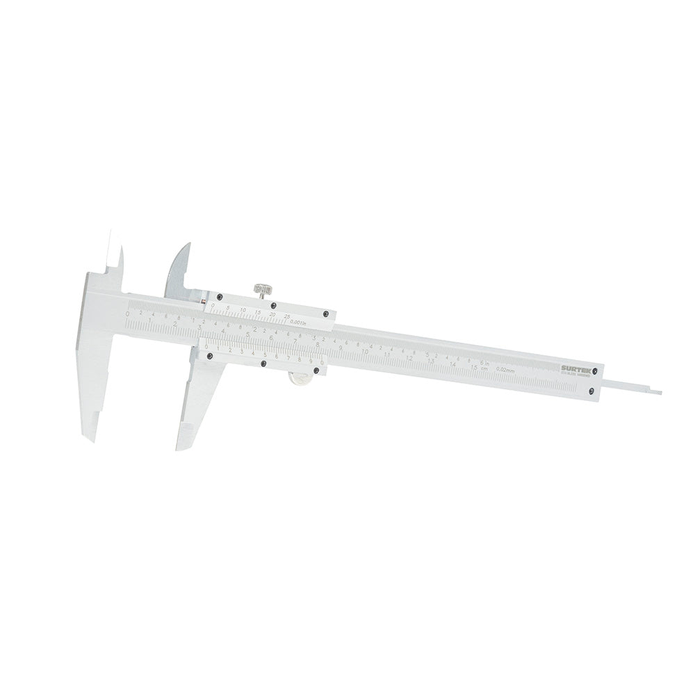 Calibrador en pulgadas y milímetros vernier 0 – 6″ Surtek