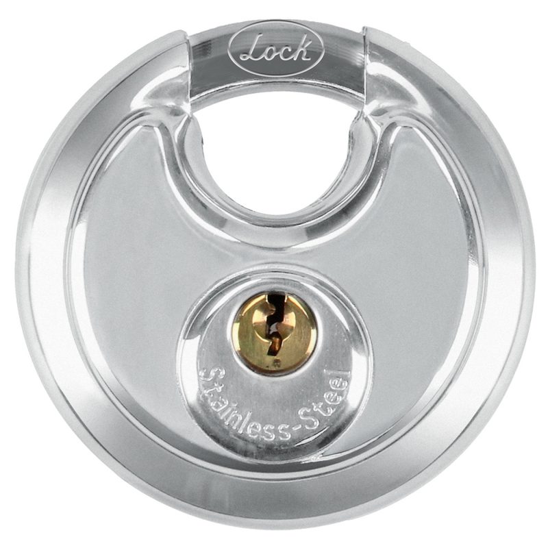 Candado de máxima seguridad tipo disco 70 mm, llave estándar