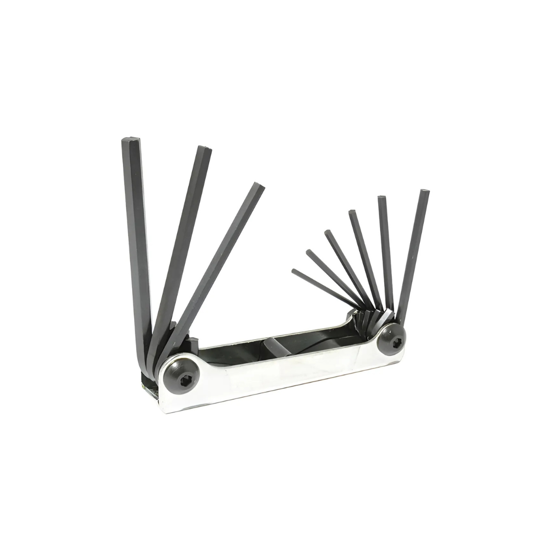 Juego Llaves Hexagonales 9 Pzas Metalica T/nava Urrea