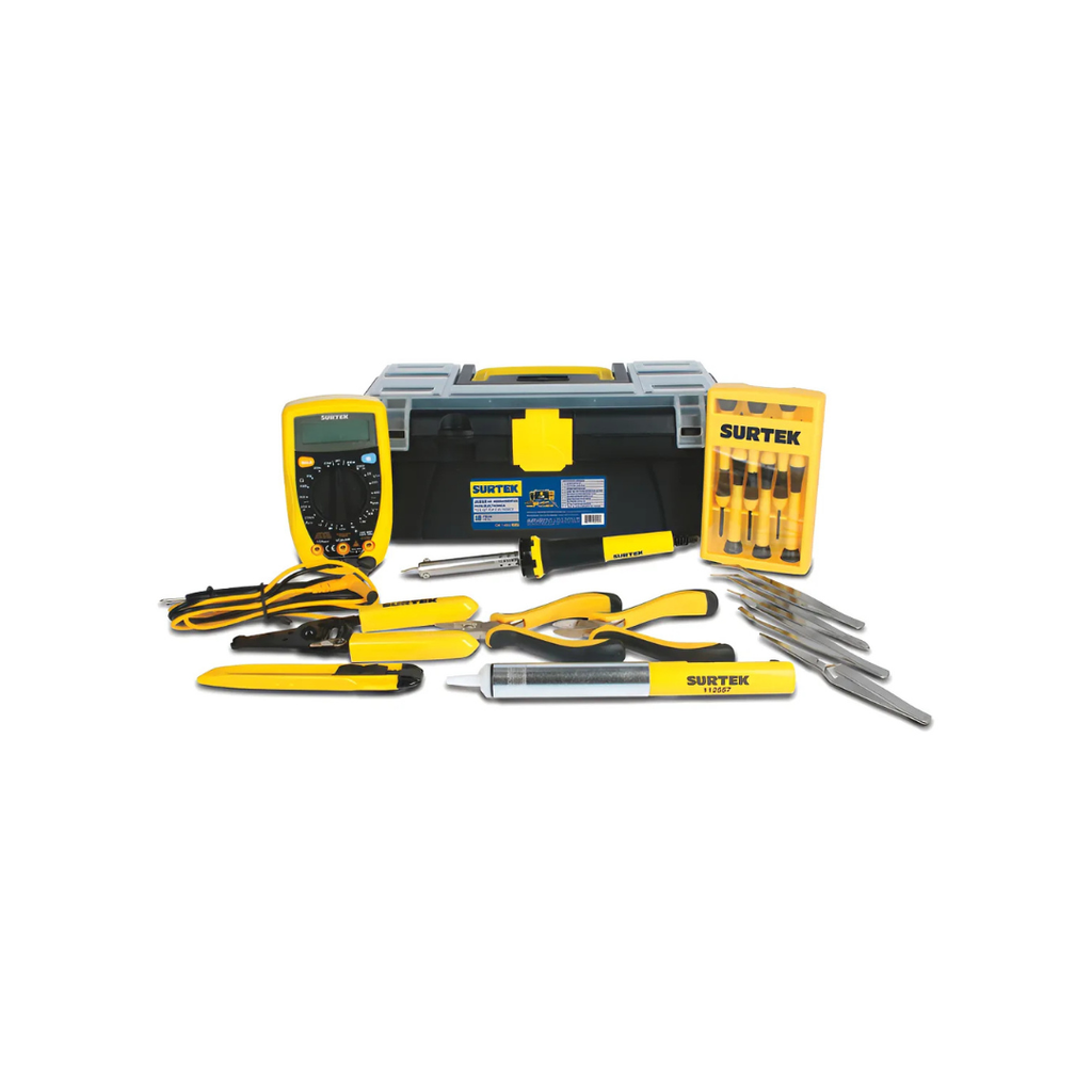 Juego Combinado De Herramienta Electricista, 18pz Surtek
