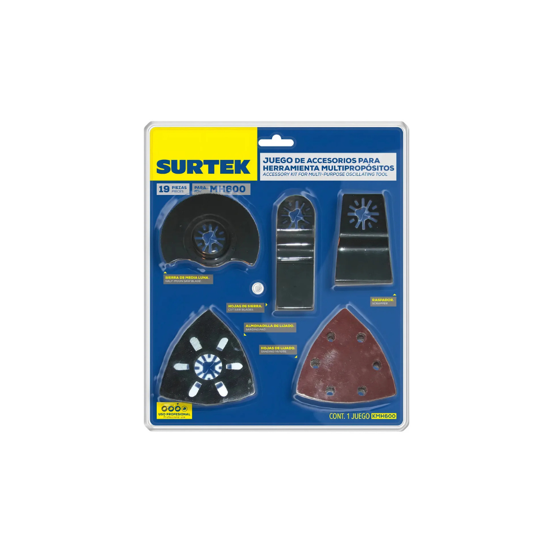 Kit De Accesorios Y Lijas Para Multiherramienta Oscilante Urrea