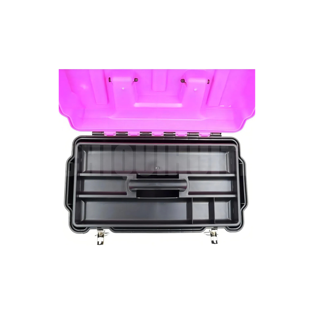 Caja plástica con broches metálicos Surtek