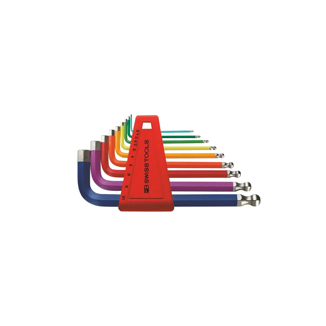Juego De Llaves Allen Hexagonales Pb Swiss Tools 212.h-10 Rb
