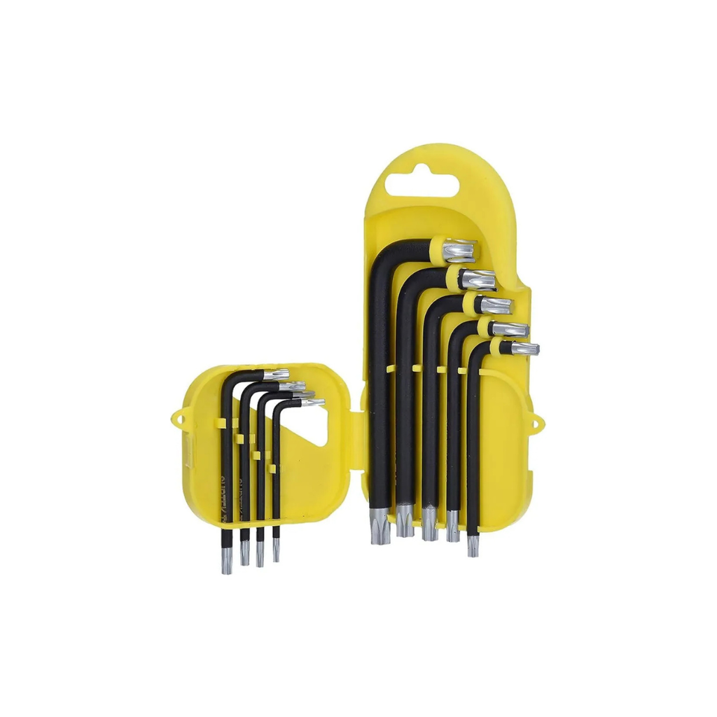 Juego Llaves Hexagonales, Tipo L, Torx, 9pz