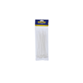 Cinchos plásticos 203 x 3.6 mm, tensión 18 Kg de 50 piezas color natural, 12pz Surtek