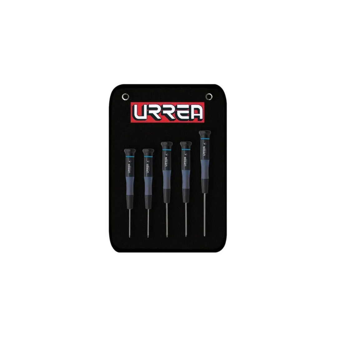 Juego Destornilladores Esd Torx 5 Piezas Estuche Lona Urrea