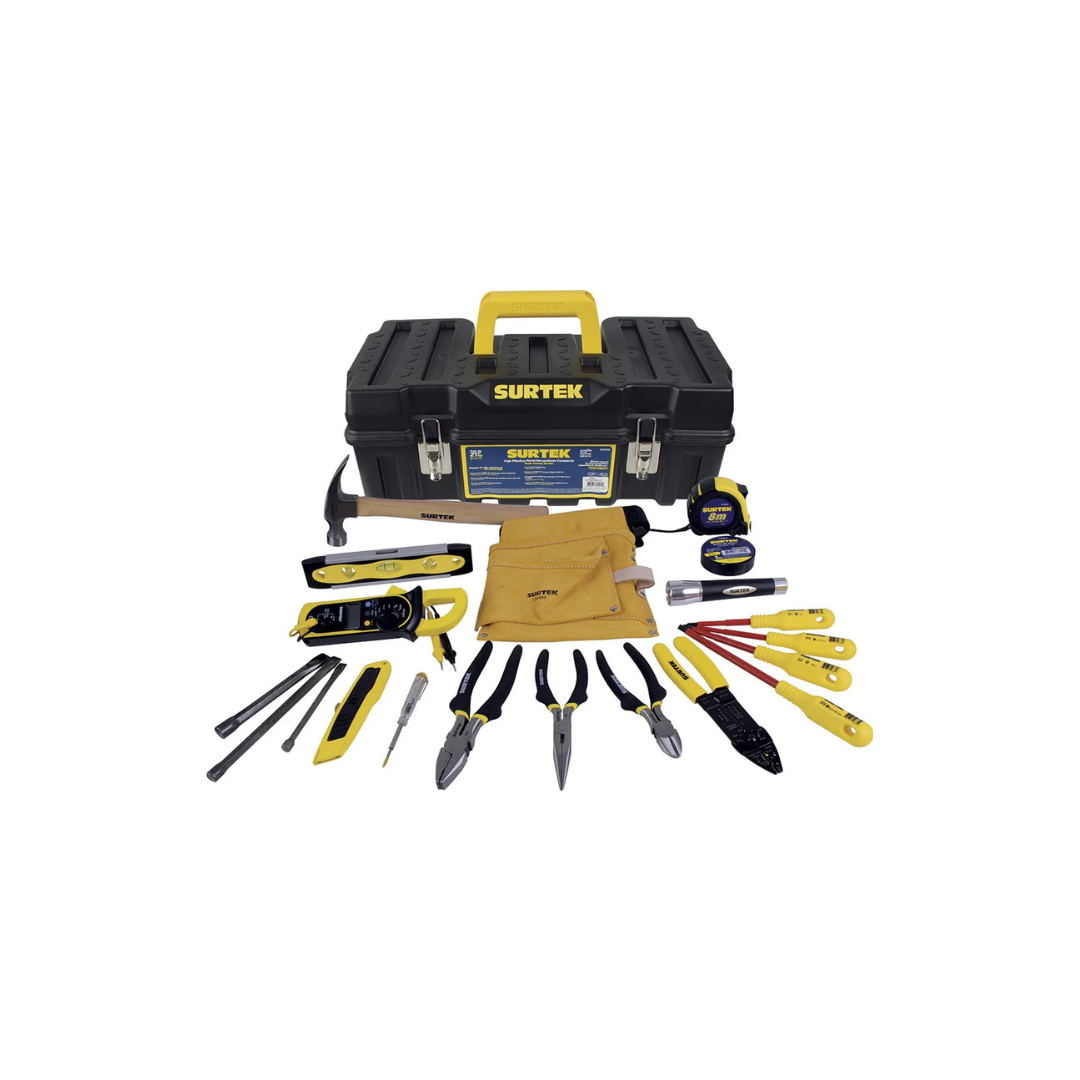 Juego Combinado De Herramientas Para Electricista, 21 Piezas Surtek