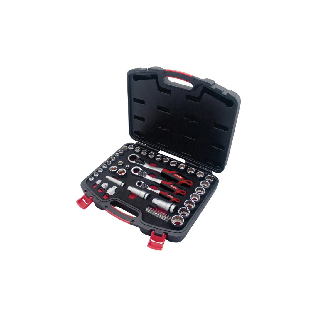 Juego De Dados Cuadro De 1/4 , 3/8 Y 1/2 Go-through Urrea