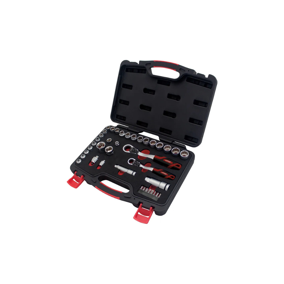 Juego De Dados Cuadro De 3/8 Y 1/2 Go-through Urrea