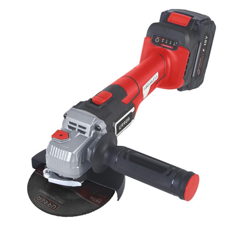 Esmeriladora Angular 4-1/2" - 5" Litio-Ion 18 V 4 Ah Urrea