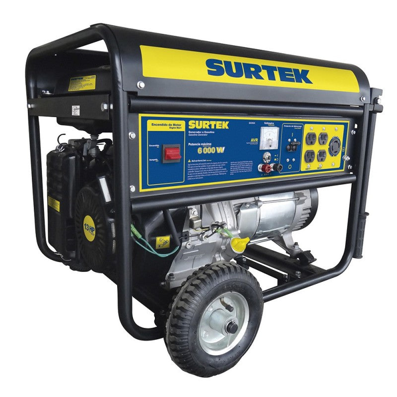 Generador A Gasolina 6.0kW Max Surtek