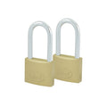 Candado de latón largo llave estándar 2 piezas 25mm Lock
