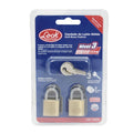 Candado para cortina de latón llave estándar 2pzs 25mm Lock