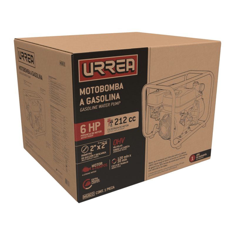 Motobomba gasolina 2x2" 6HP